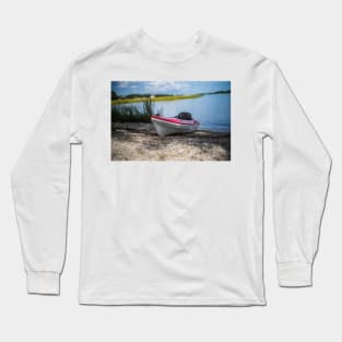 Tilt-Shift Photography of Kayak Long Sleeve T-Shirt